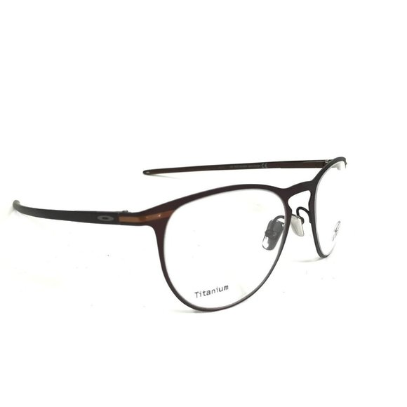 Oakley Eyeglasses Frames MONEY CLIP OX5145-0250 Satin Corten Rust Red 50-20-135 - Picture 2 of 11